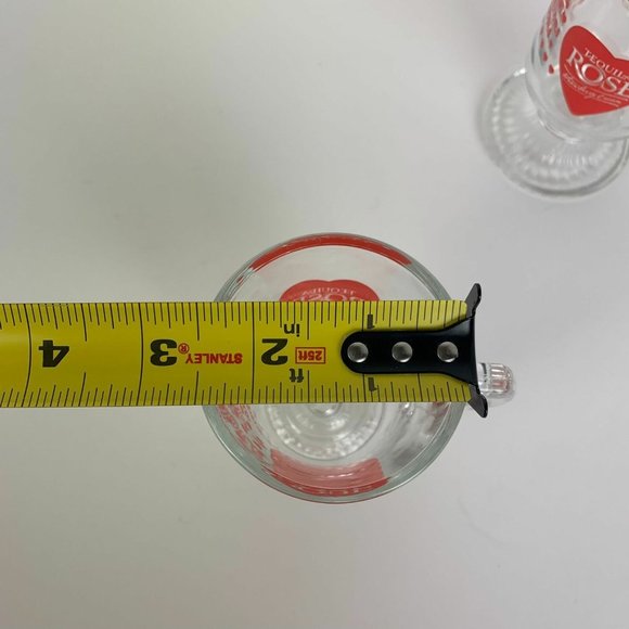 Tequila Rose Strawberry Cream Sweet Temptations Footed Mugs Set of 2 Mexico 5 oz - Picture 10 of 10